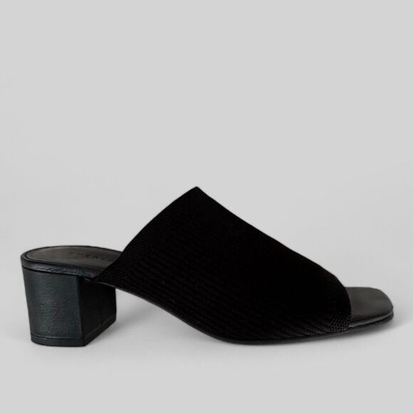 Everlane The Glove Mule in ReKnit in Black Size 7 NEW - Picture 12 of 16